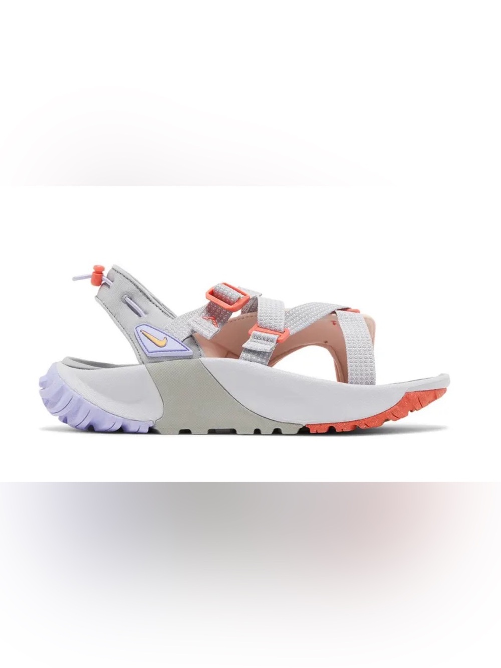 Nike Oneonta Flat Silver Outdoor Sport Sandals size 7 EUC $169